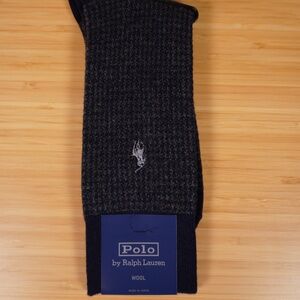 Polo Ralph Lauren Blue Label Dressing Socks Navy 10-13 Brand New With Tags
